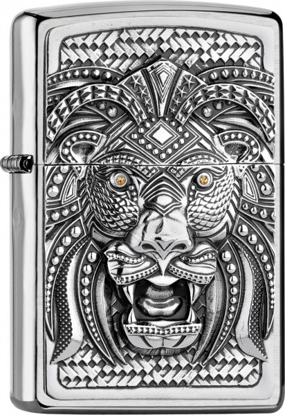 Zippo Art Lion 3D Emblem