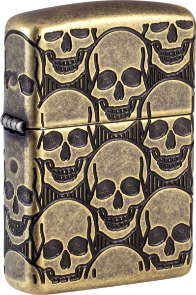 Zippo Feuerzeug Armor Case Skulls