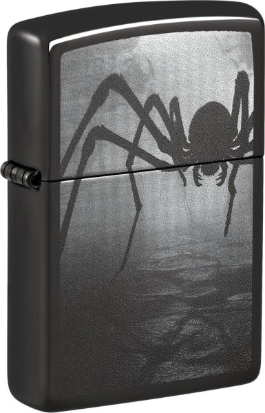 Zippo Feuerzeug Ebony Photo Image Spider