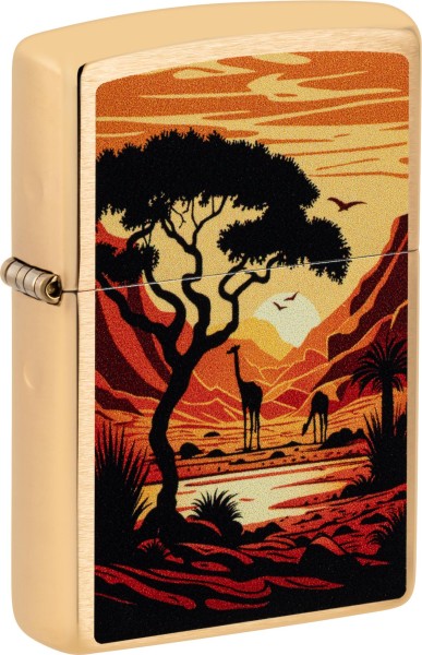 Zippo Feuerzeug Giraffes Safari